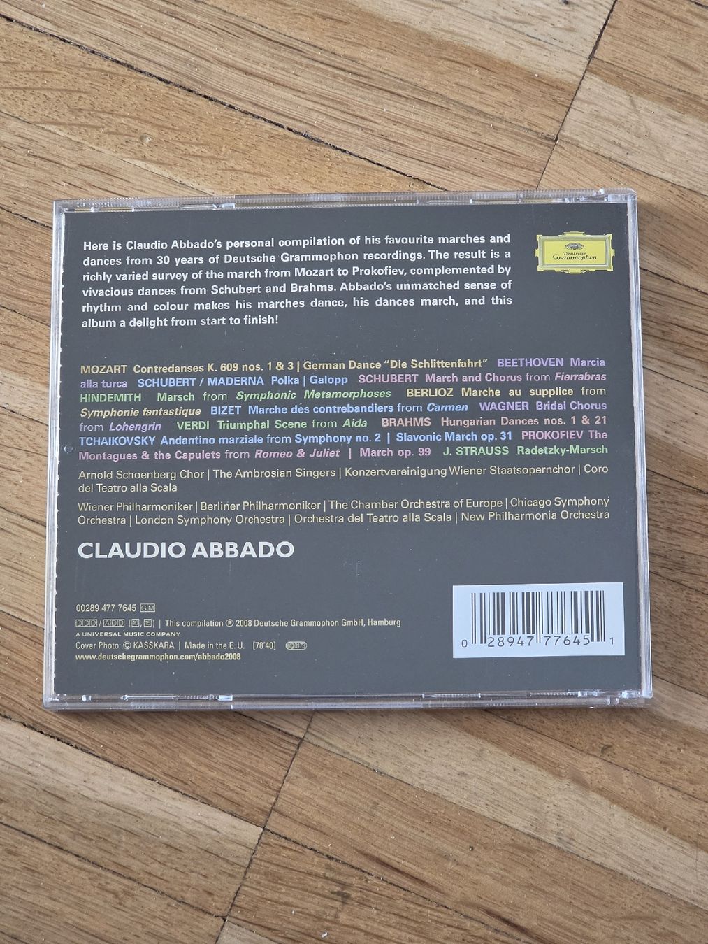 CDs: CD: Claudio Abbado Marches and Dances  – Gebraucht aus Aesch BL von immon 1