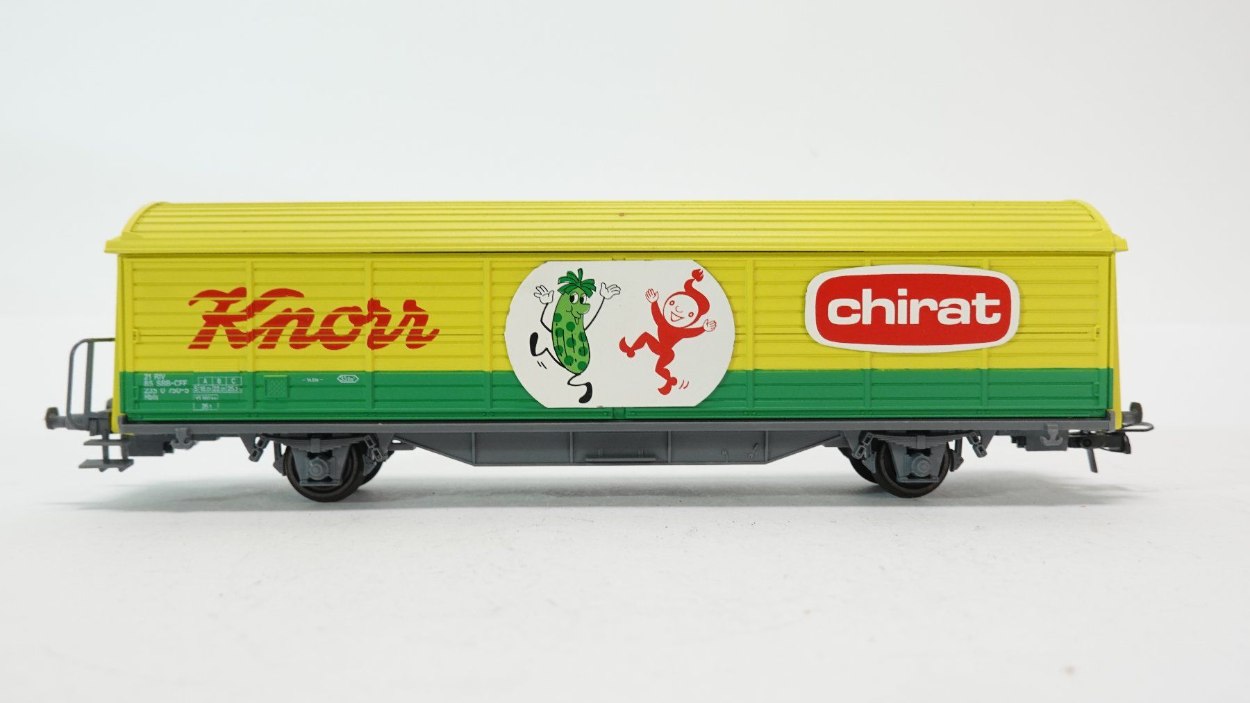 Roco Modellini di ferrovie: e51 Roco SBB H0 Güterwagen Knorr | 2468 – Usato da Thun venduto da evinka_gmbh 3