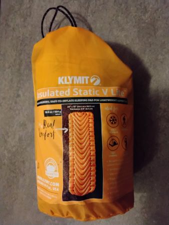 Isomatte Klymit Insulated Static V Lite (orange)