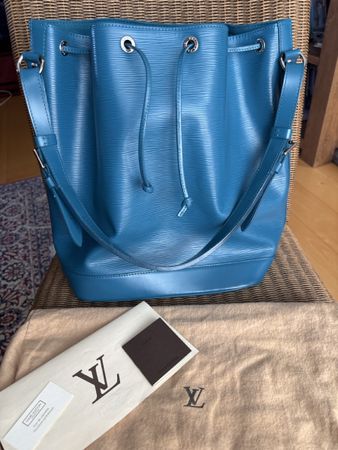 Moderne Louis Vuitton Cyan Noe Beutel