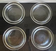 4 Hergiswiler Schalen Teller mit Rand Dessert Salat Apéro