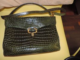 Luxus Krokoleder Tasche Vintage