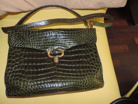 Luxus Krokoleder Tasche Vintage