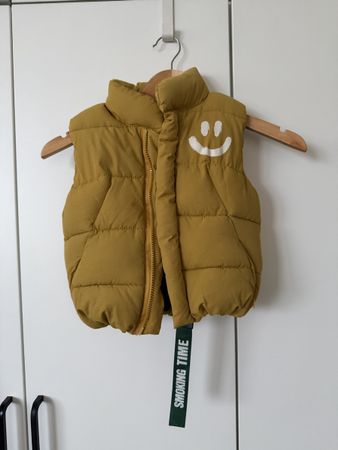 Cute Kids Padded Vest - "Have a Nice Day"