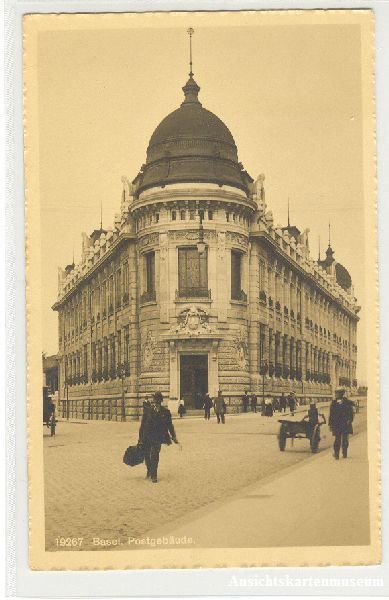 Cartes postales: Basel - Postgebäude + c1915 – D'occasion à Emmenbrücke par teestube