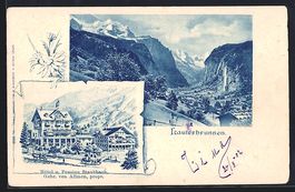 Lauterbrunnen, Hotel u. Pension Staubbac