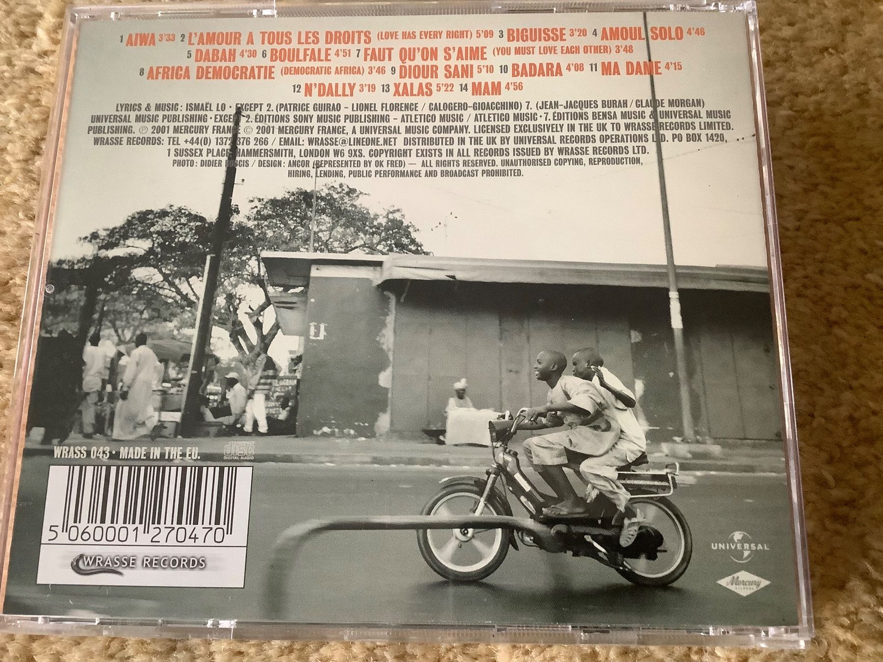 CD: Ismael Lo *  Dabah – Usato da herzogenbuchsee venduto da HIFIANER 2