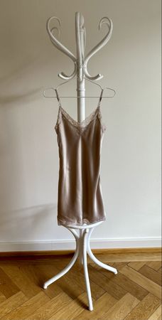 Intimissimi Seiden-Unterkleid Gr. S – Taupe mit Spitze