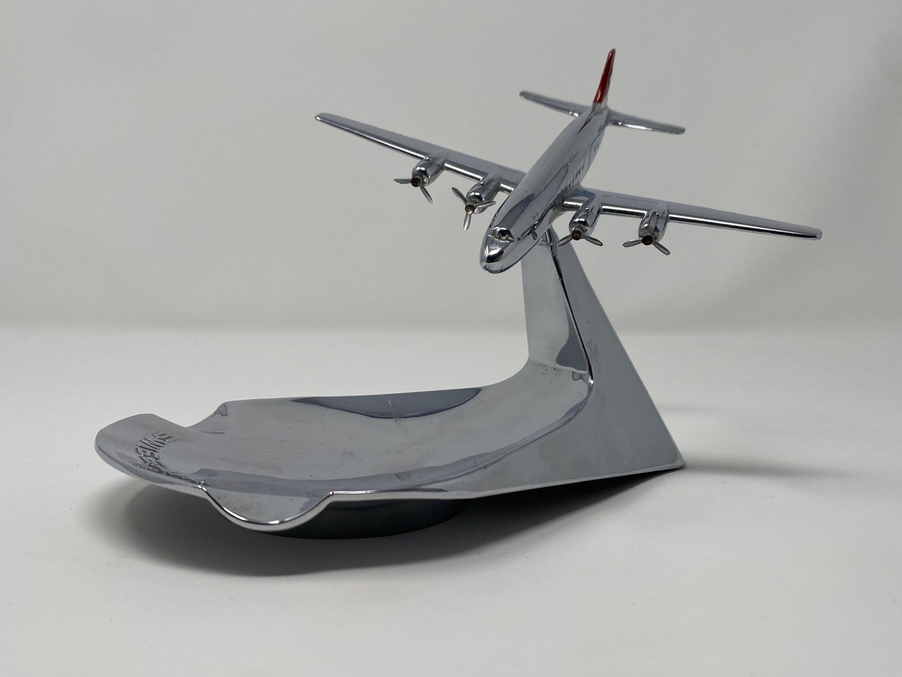 Swissair Portacenere: SWISSAIR Aschenbecher Douglas DC 6 – Usato da Ballwil venduto da ClassicGallery 4