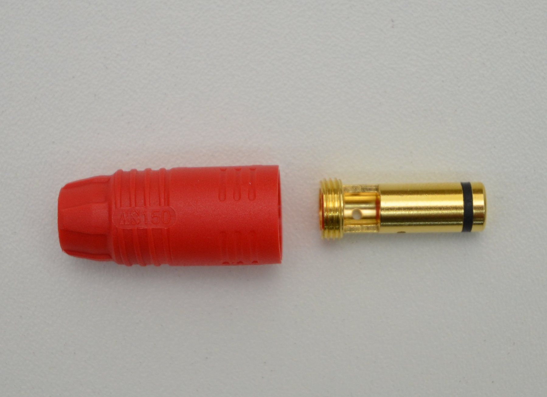RC Modellbau: AS150 Anti Spark Stecker Rot 1Stk. – Neu und originalverpackt aus Rüti ZH von MSRC_Modelle 1
