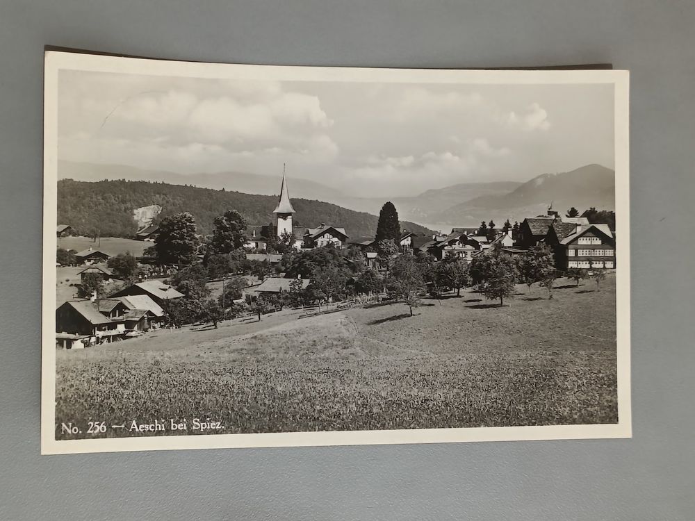 Photo Karte / Aeschi Bei Spiez - Gelaufen Ca. 1940 | Kaufen Auf Ricardo