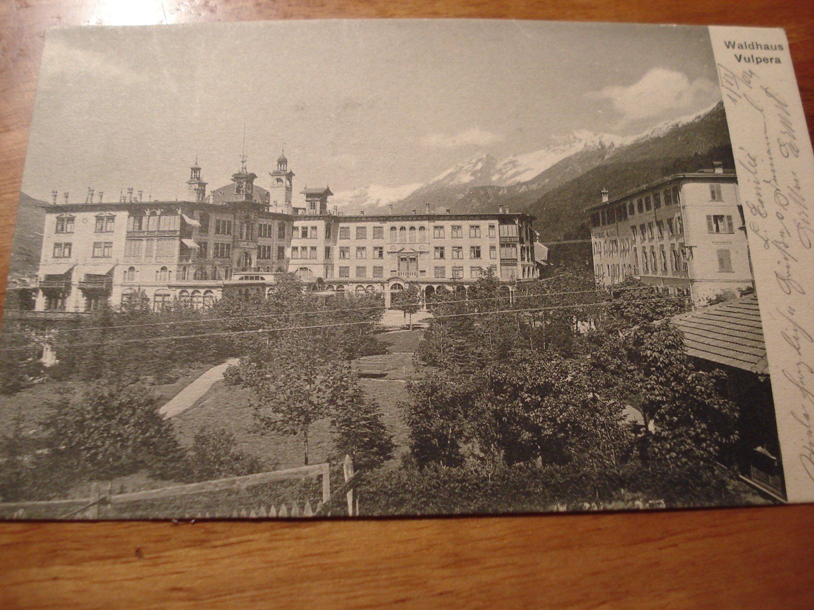 Cartoline postali: Hotel Waldhaus Vulpera, 1904, o Schuls – Usato da Niederwil AG venduto da morostahu