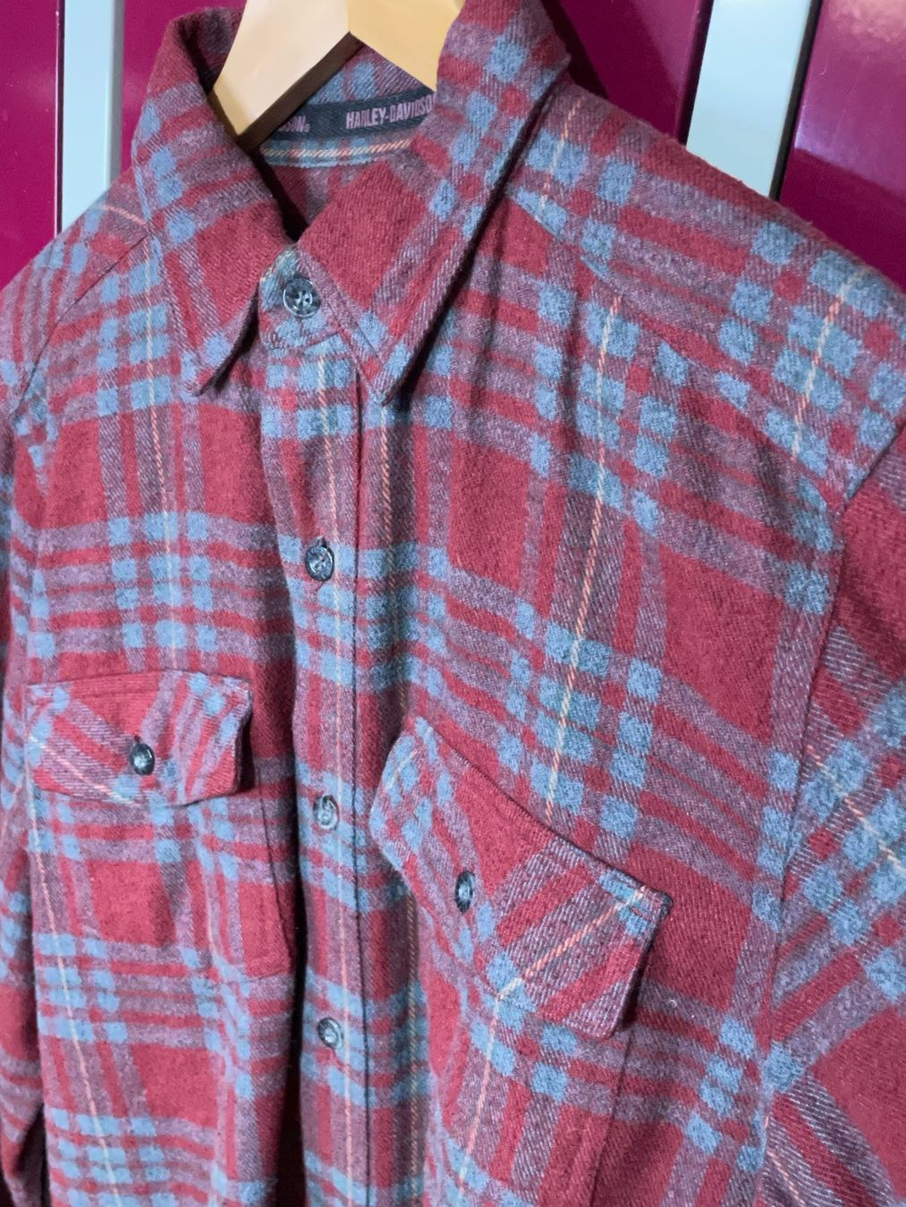 Harley-Davidson Camicie: HARLEY DAVIDSON FLANNEL SHIRT SZ: S – Usato da Cortaillod venduto da Stay_Alive_vintage 2