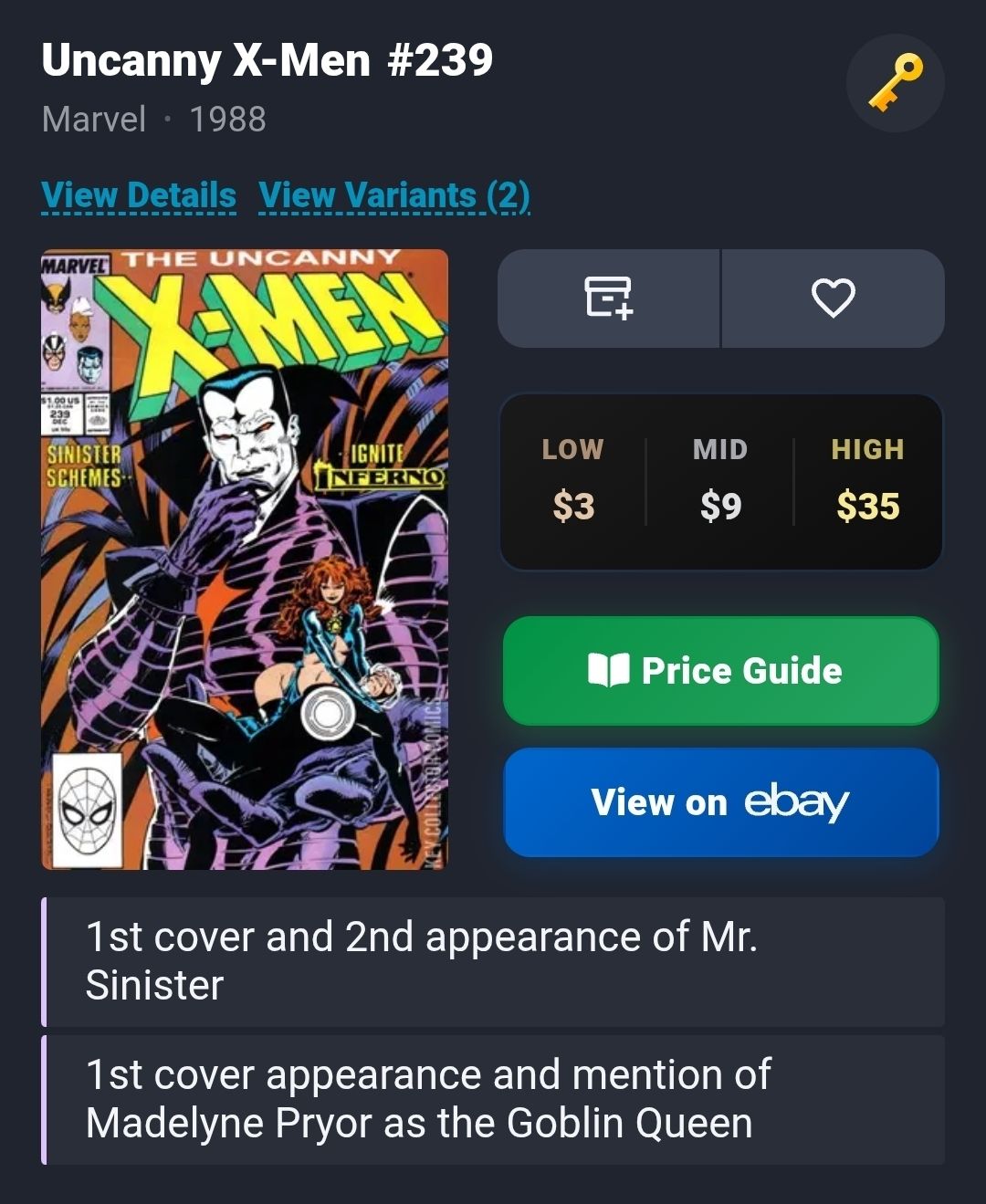 Fumetti: Uncanny X-Men #239 – Nuovo (secondo la descrizione) da Biel/Bienne venduto da collector_comics 1