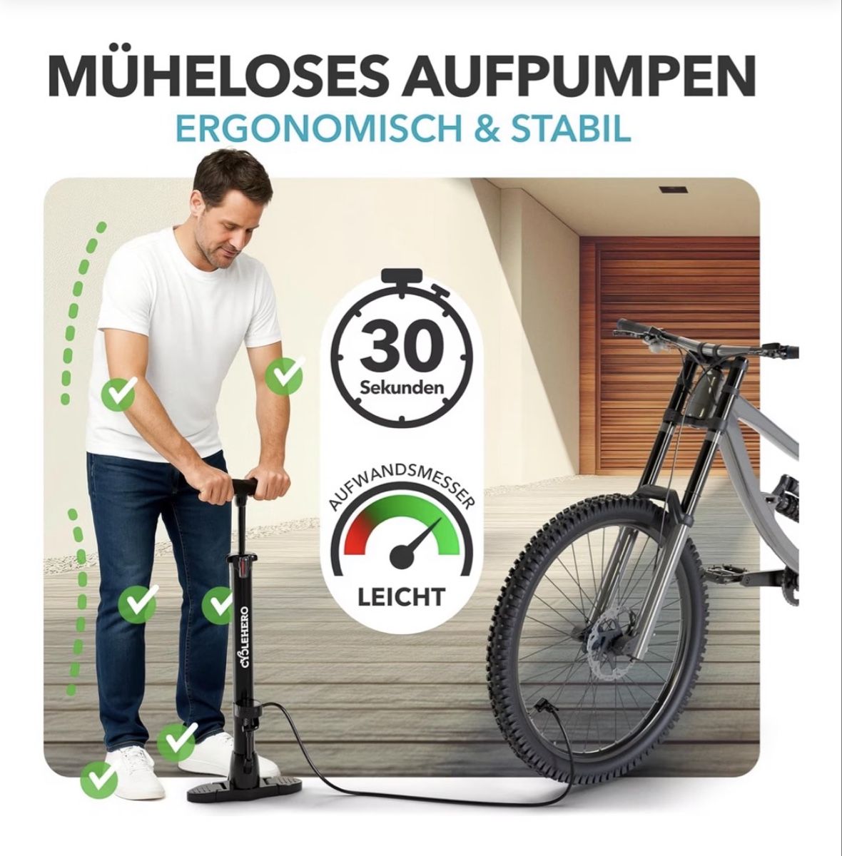 Pumpen: Standpumpe CYCLE HERO neu – Neu und originalverpackt aus Zürich von Krikri21 3