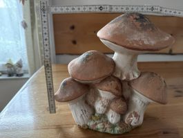 Herbst Deco 1.Pilzgruppe Keramik 