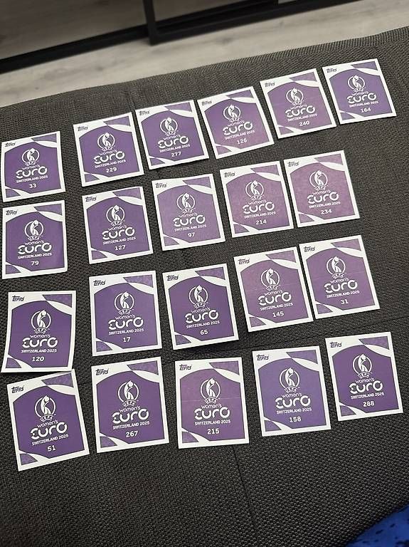 Topps Carte collezionabili: Uefa Euro 2025 Topps Sticker EM – Usato da Emmenbrücke venduto da Laurelo