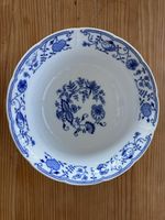 Tiefblaue Schüssel mit Zwiebelmuster Porzellan 25cm