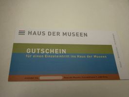 4 Eintrittsgutscheine fürs Haus der Museen in Olten