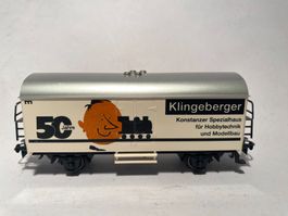 Märklin Kühlwagen 50 JAHRE KLINGEBERGER weiss, AC Achsen