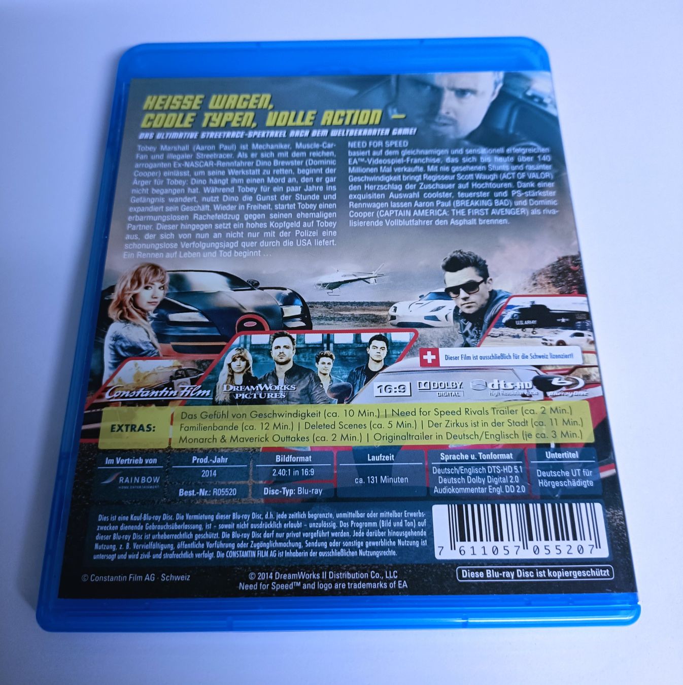 Tutti i DVDs: Need for Speed (Blu-Ray) – Nuovo (secondo la descrizione) da Köniz venduto da Movieportal007 1
