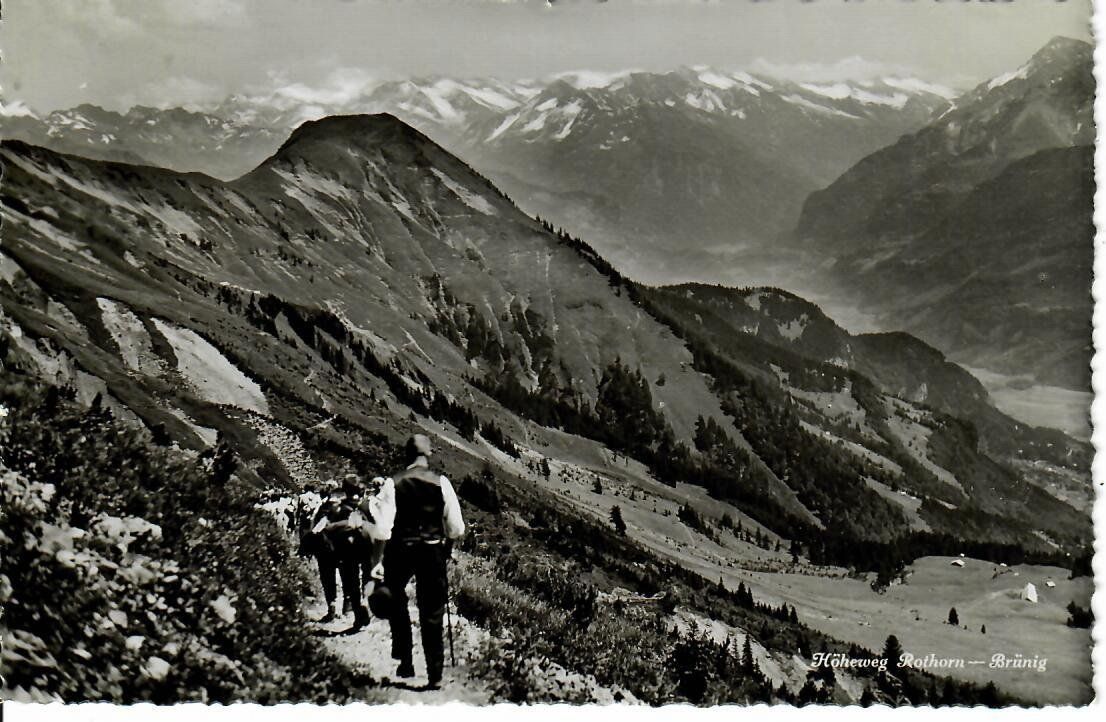 Ansichtskarten: Höheweg Rothorn - Brünig – Gebraucht aus Hochdorf von Ziegel-16