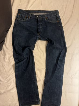 Levi's 501 Jeans dunkelblau Grösse W36 L36 