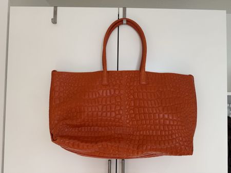 Liebeskind Shopper in Kroko orange