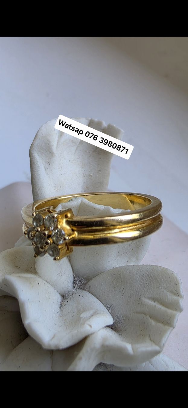 Anelli: GOLD ring mit Diamanten – Nuovo (secondo la descrizione) da Effretikon venduto da rinuom01 5
