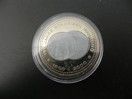 Medaille 150 Jahre Franken 2000 - 5 Franken Henri Dunant