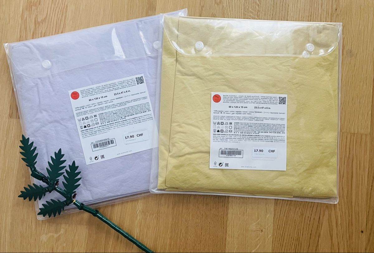 Zara Biancheria da letto: Fitted sheets NEW - premium cotton 200 thread count – Nuovo e nell'imballaggio originale da Zollikerberg venduto da BS.SM 1