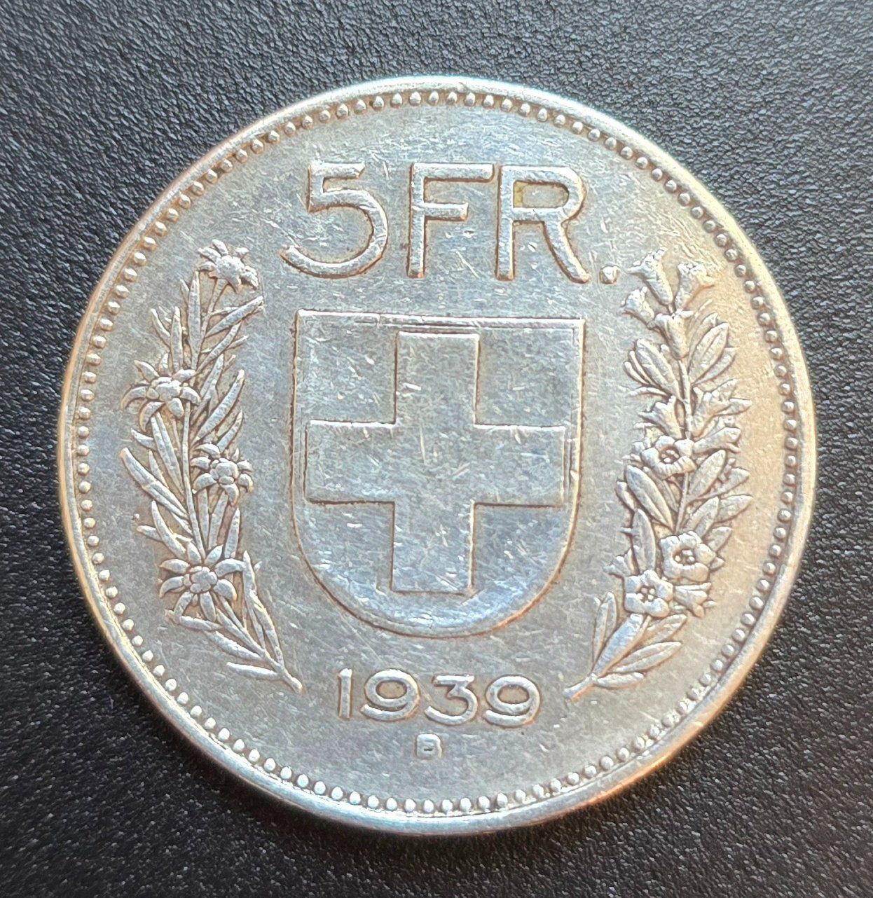 Tutti le monete: 5FR 1939 – Usato da Aubonne venduto da Bluebird2