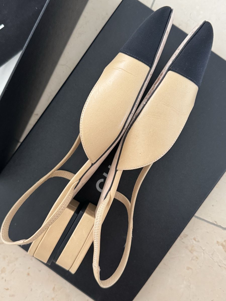 Chanel Chaussures femmes: Chanel Slingback Classic beige Gr 40.5 Full Set – D'occasion à Wädenswil par Isa_belle28 1