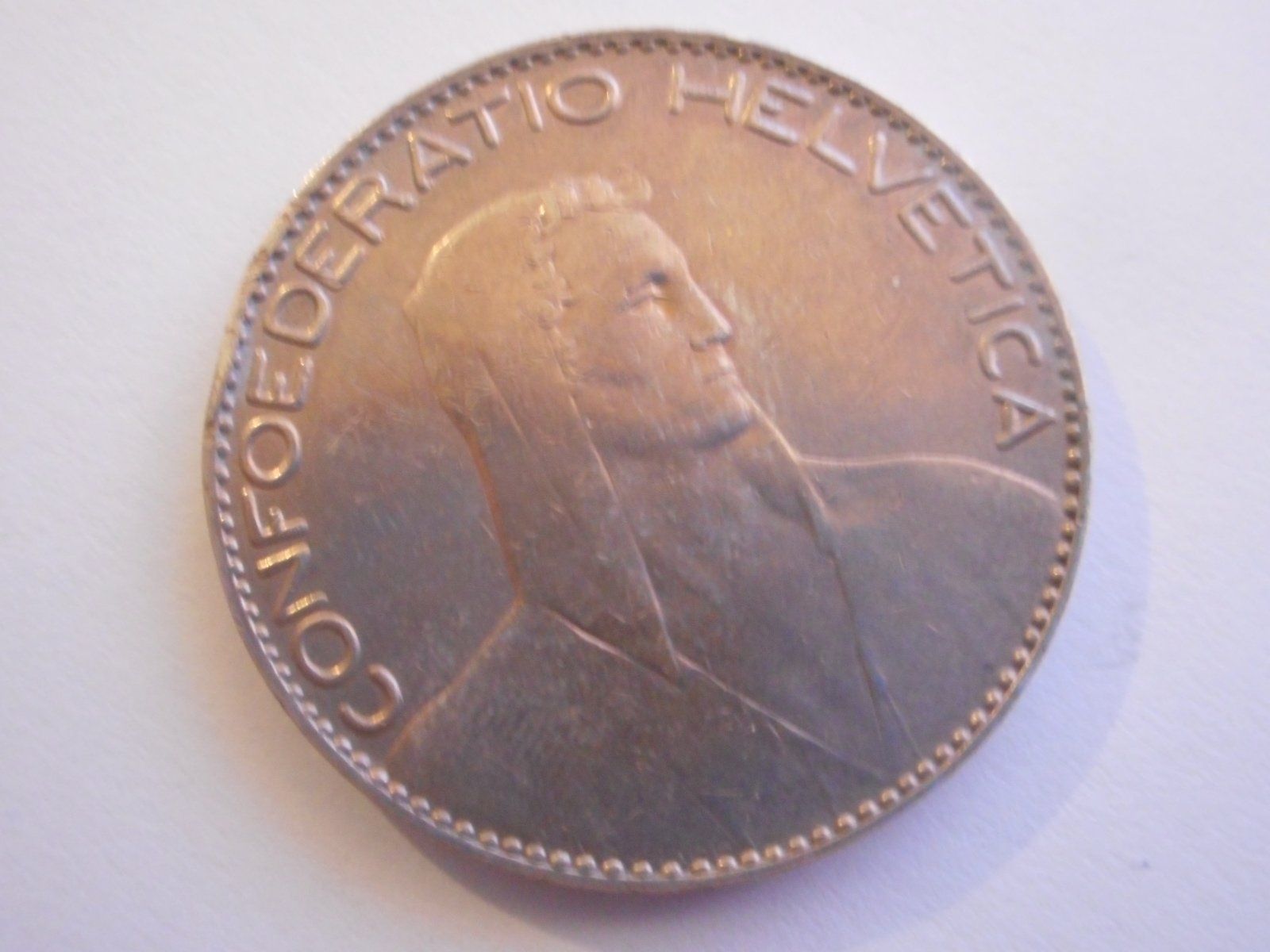 Tutti le monete: 5 Fr. 1922 silber  vorz – Usato da Kriegstetten venduto da pizlad2010 3