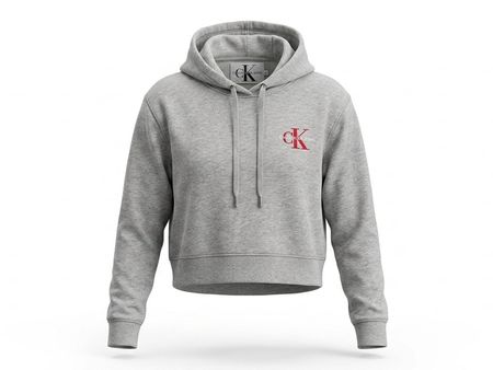 Calvin Klein Jeans Hoodie grau kurz geschnitten gebraucht