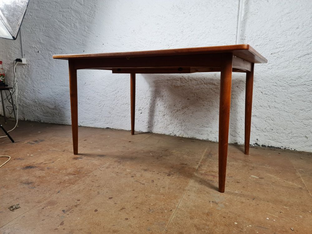 MidCentury Vintage Teak Tisch Esstisch ausziehbar Kaufen auf Ricardo