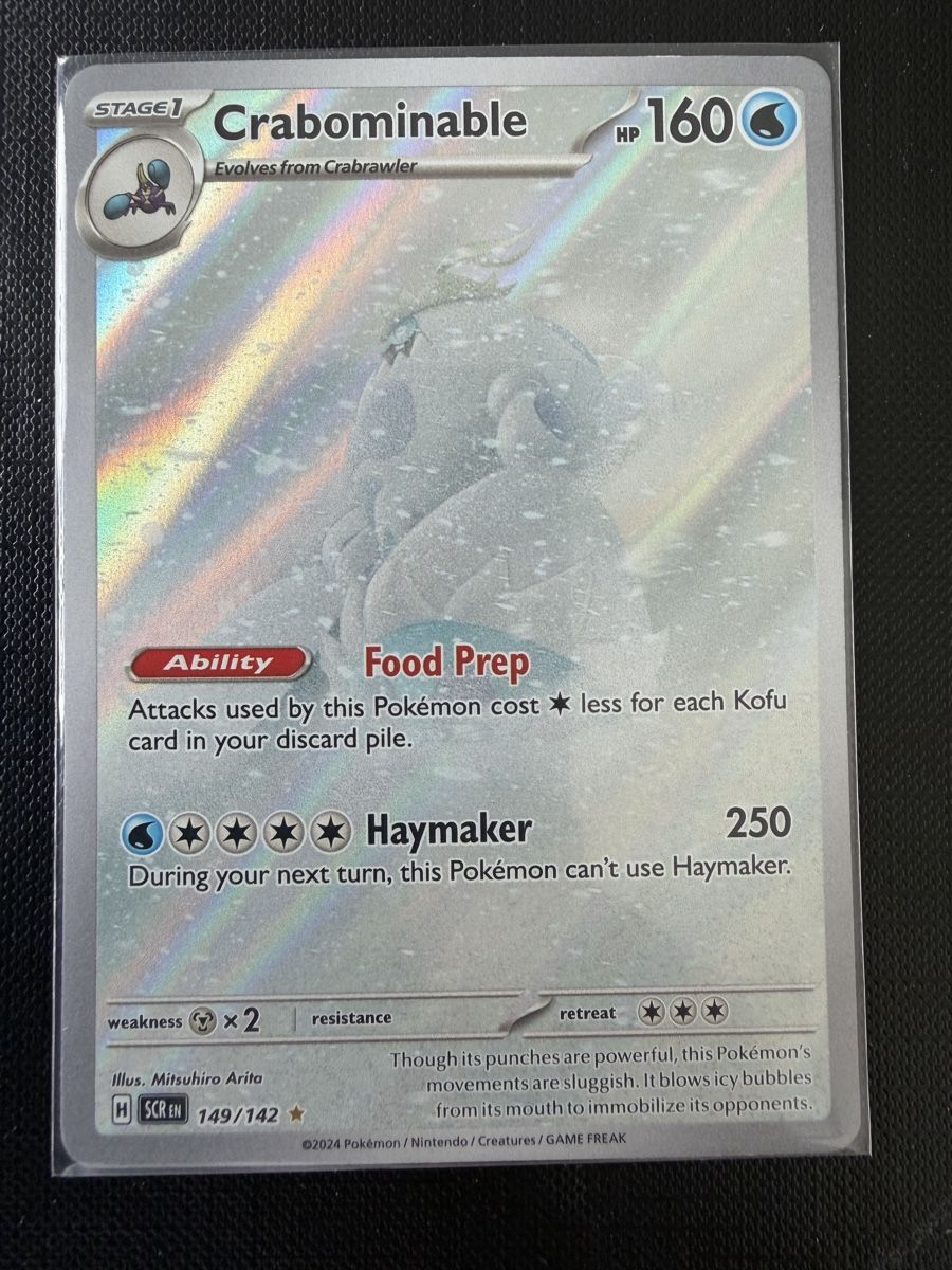 Pokémon Carte collezionabili: Crabominable #149 SCR EN – Nuovo (secondo la descrizione) da Savigny venduto da Matgab94