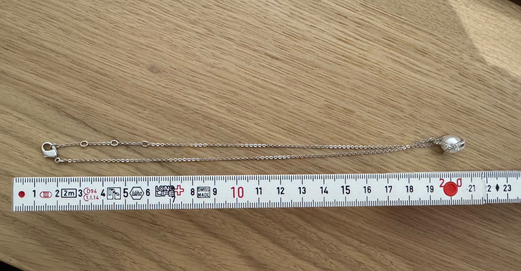 Swarovski Ketten: Halskette mit Perle und Steinen Swarovski – Neu (gemäss Beschreibung) aus Uznach von Martina191185 4