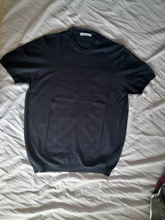T-shirt zara bleu marine en maille taille S