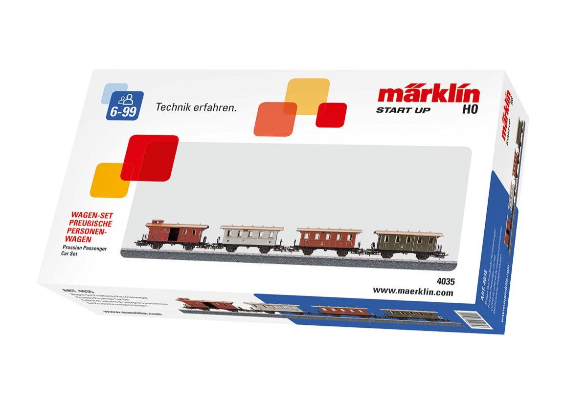 Märklin Modellini di ferrovie: Coffret de voitures de voyageurs prussiennes – Nuovo e nell'imballaggio originale da Rossemaison venduto da MatTerra96 1