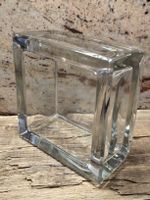 Glasbehälter transparent rechteckig 15x10x7cm leer