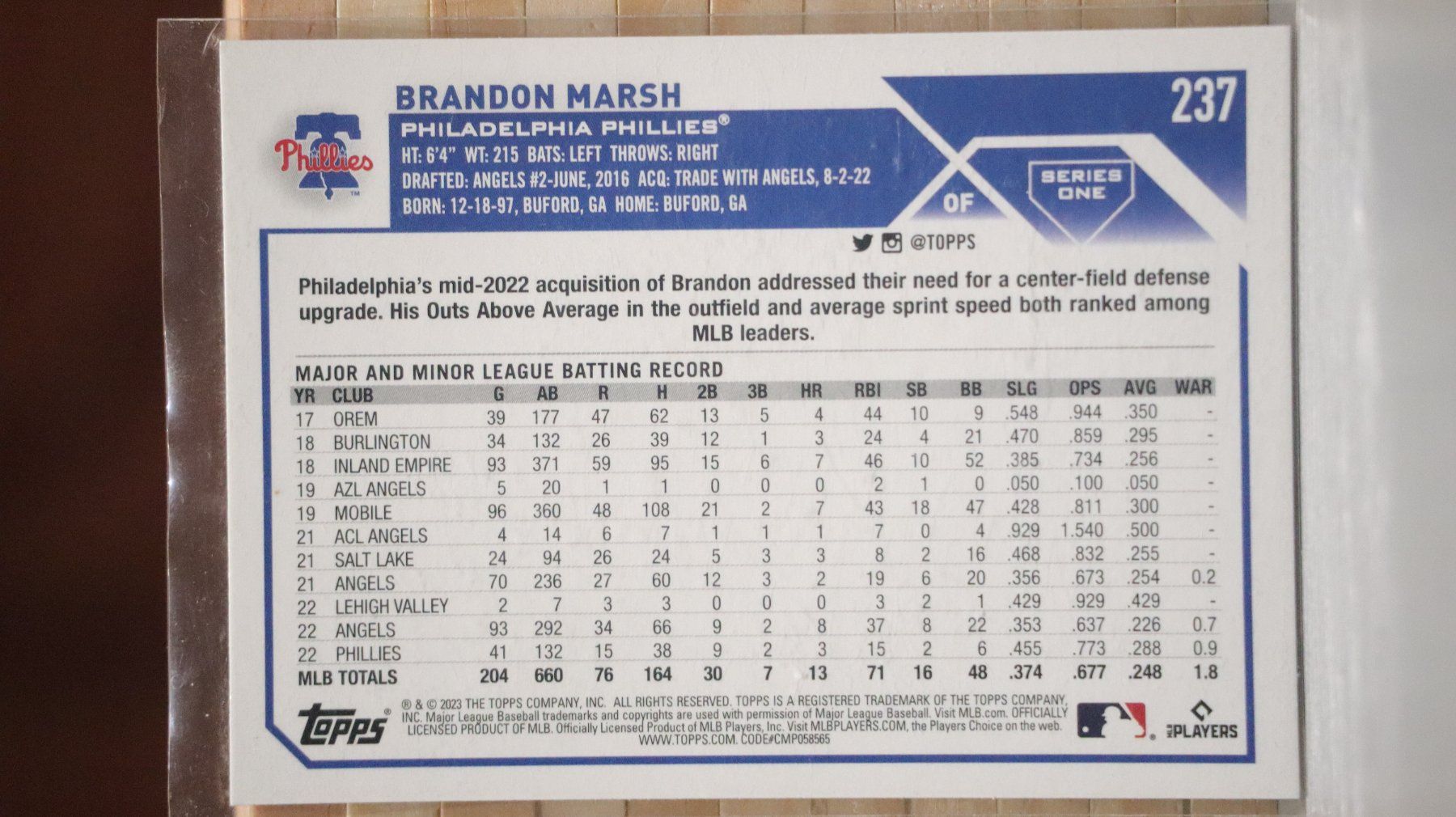Karten: Topps Baseball Card set Phillies Players – Gebraucht aus Basel von Julio_A 8