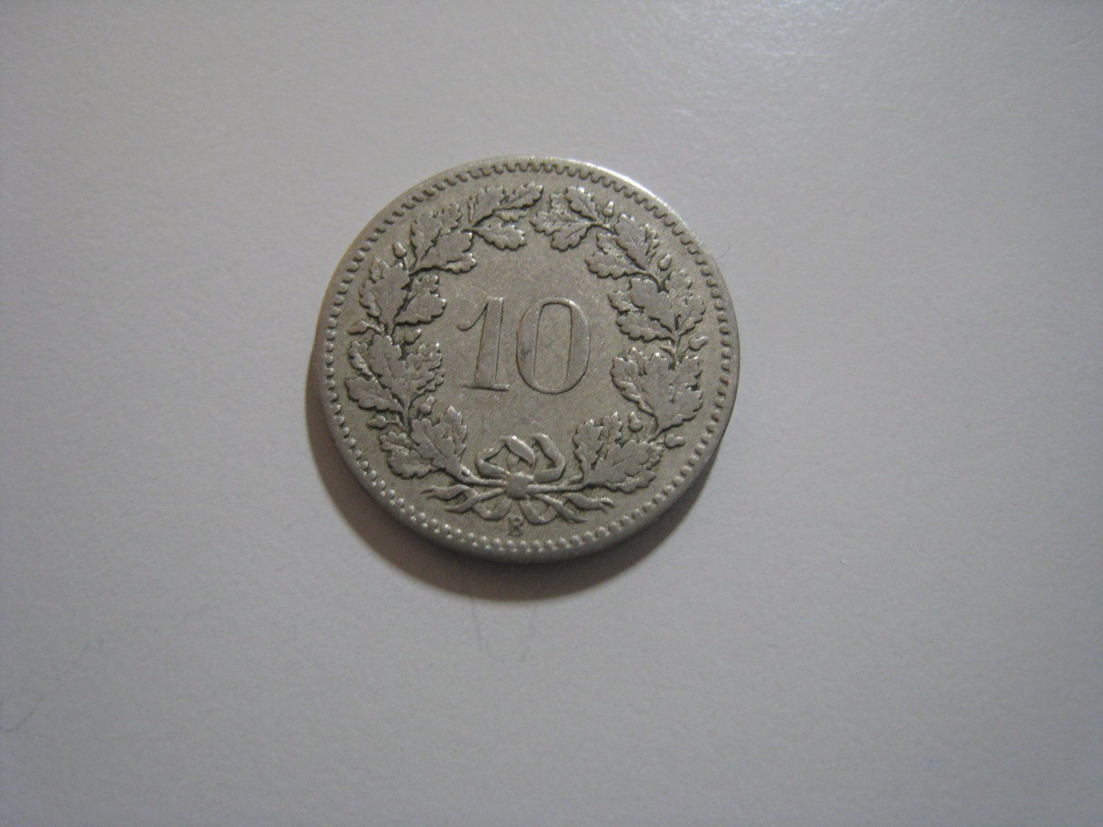 Tutti le monete: 10 Rappen 1884   ss+    (122) – Usato da Aarwangen venduto da Pinsel7890 1