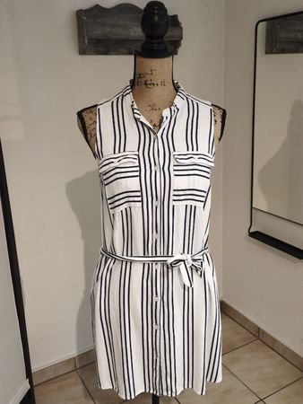H&M Divided Kleid, Gr. 36, gestreift, Sommerkleid!