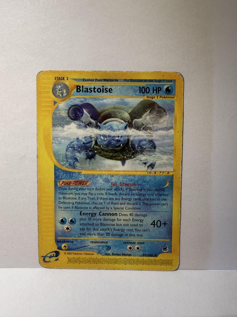 Pokémon Carte collezionabili: Blastoise 37/165 Pokemon Expedition 2002 LP – Usato da Lugano venduto da ktm_7jr7