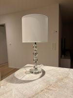 2x Tischlampe Kristall mit weissem Schirm guter Zustand