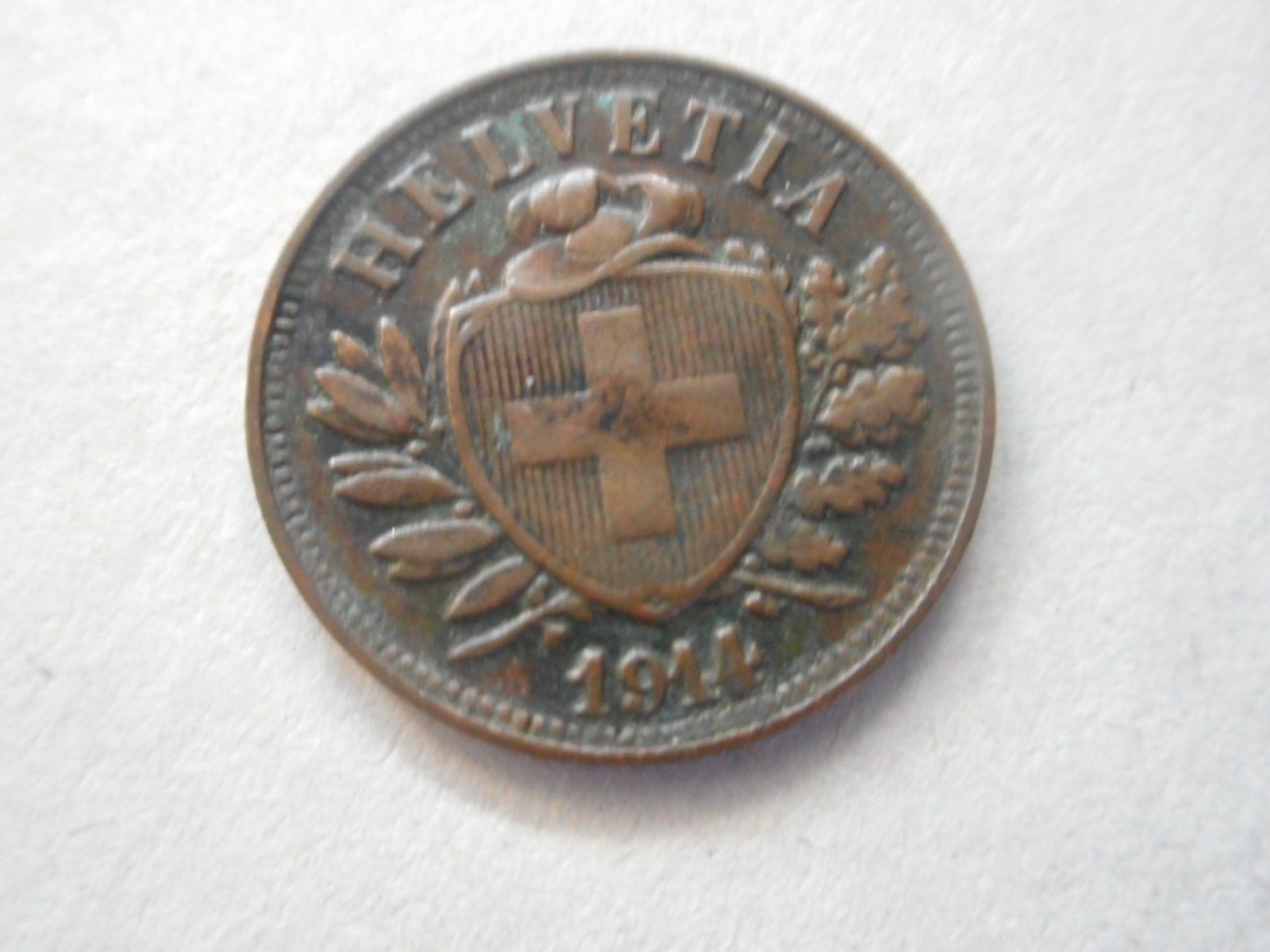 Tutti le monete: 2 Rp. 1914  uralt – Usato da Kriegstetten venduto da pizlad2010 1