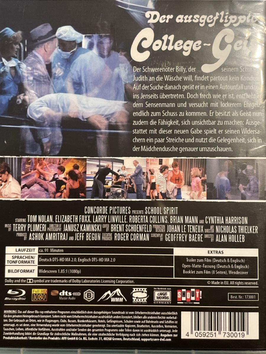 Tutti i DVDs: Der ausgeflippte College-Geist (1985) – Nuovo (secondo la descrizione) da Waldenburg venduto da Gonzo8 1