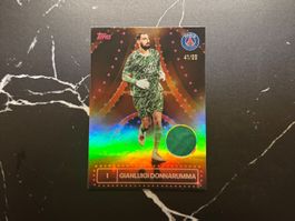 Topps Paris Saint-Germain Gianluigi Donnarumma 41/99 worn
