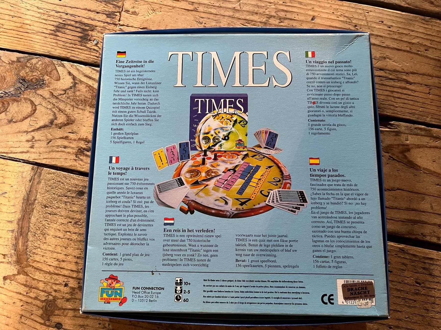 Giochi: Times - Gesellschaftsspiel – Usato da Bern venduto da Vineb 1